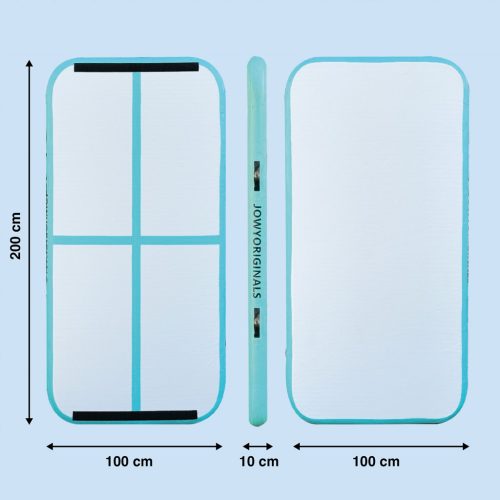 AirTrack 200x100x10cm Colchoneta Inflable, color Azul