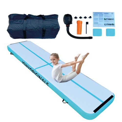 AirTrack 400x100x20cm Colchoneta Inflable, color Azul