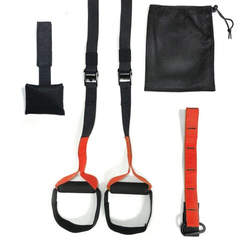 Correas de Suspensión tipo TRX, color Rojo