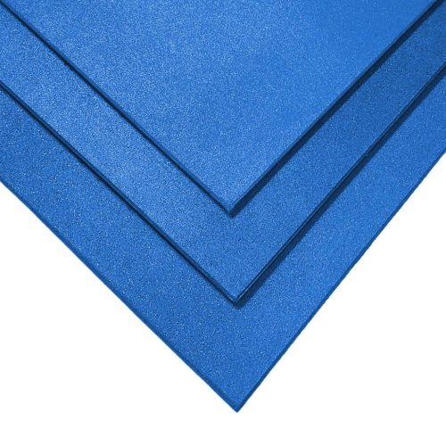 Loseta de Caucho 1,5cm Azul 50x50cm, Alta Densidad para Interior/Exterior, Antideslizante