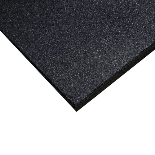 Loseta de Caucho 1,5cm Negro 50x50cm, Alta Densidad para Interior, Antideslizante