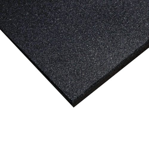 Loseta de Caucho 2,5cm Negro 50x50cm, Alta Densidad para Interior , Antideslizante