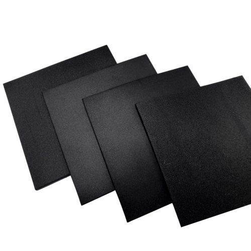 Loseta de Caucho 1cm Negro 50x50cm, Alta Densidad para Interior, Antideslizante
