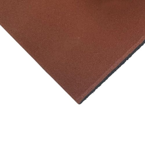 Loseta de Caucho 2cm Granate 50x50cm, Alta Densidad para Exterior, Antideslizante